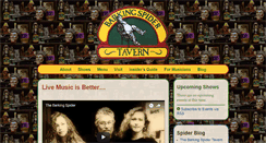 Desktop Screenshot of barkingspidertavern.com